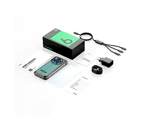 Смартфон Doogee Fire 6 Power 8/256Gb green