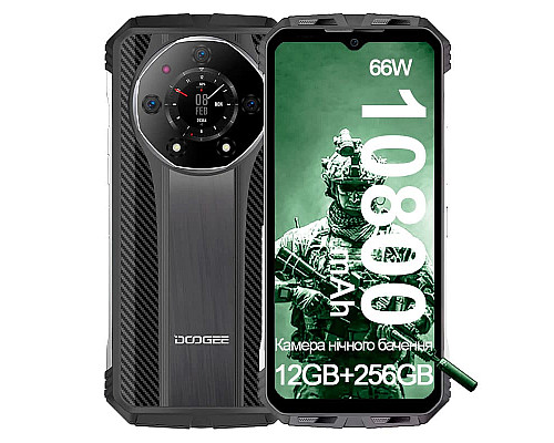 Смартфон Doogee S110 12/256Gb black