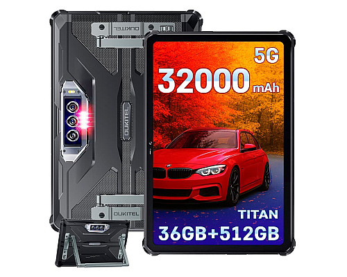Планшет Oukitel RT7 5g 12/512Gb black