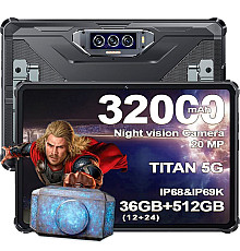 Планшет Oukitel RT7 5g 12/512Gb black