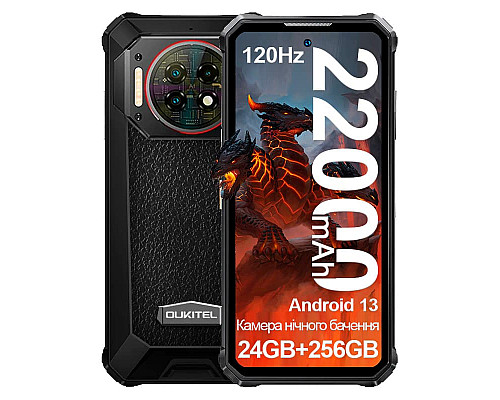 Смартфон Oukitel WP19 Pro 8/256Gb black