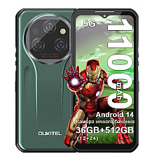 Смартфон Oukitel WP39 Pro 12/512Gb green